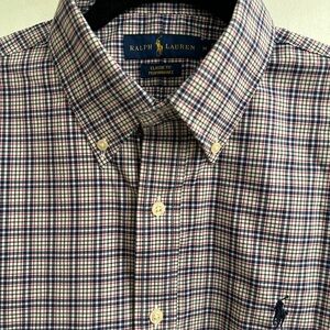Ralph Lauren Men's Casual Plaid Shirt M EUC